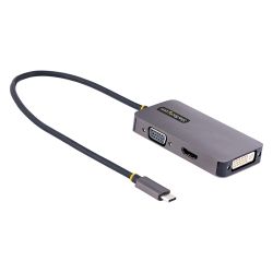 USB C VIDEO ADAPTER 4K 60HZ (118-USBC-HDMI-VGADVI)