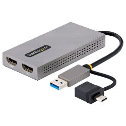 USB TO DUAL HDMI ADAPTER (107B-USB-HDMI)