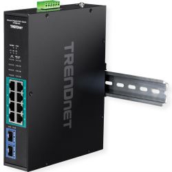 TI Hardened Industrial Railmount Gigabit Switch (TI-PGM102)