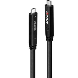 10m USB 3.2 Gen 1 + DP 1.4 Typ C Hybridkabel (43333)
