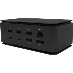 Thunderbolt 4 Metal Docking Station schwarz (USB4DUAL4KDOCKPD)