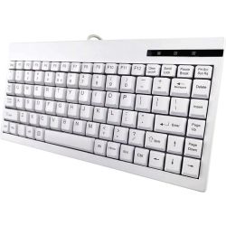 GCQ CleanType Easy Basic Compact Tastatur weiß (KL29203)