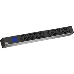 IT PDU BlueNet BN0500 Steckdosenleiste schwarz/grau 1HE (800.2055)