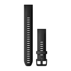 Ersatzarmband QuickFit 20 Silikon Large schwarz (010-12942-00)