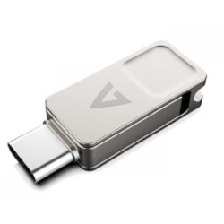 2-in-1 64GB USB-Stick silber (VF364GTC)
