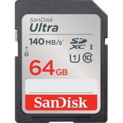 Ultra R140 SDXC 64GB Speicherkarte UHS-I U1 (SDSDUNB-064G-GN6IN)