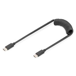 1M USB SPRING CABLE TPU USB 2.0 (AK-300431-006-S)