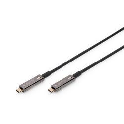 15M USB 3.1 AOC HYBRID FO CABLE (AK-330160-150-S)