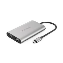 HyperDrive Dual 4K HDMI Adapter grau für M1 MacBook (HDM1)