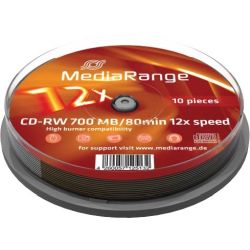 CD-RW 80min/700MB 12x 10er-Spindel (MR235)