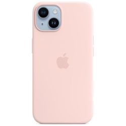 Silikon Case mit MagSafe kalkrosa für iPhone 14 (MPRX3ZM/A)