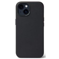 Leather Back Cover schwarz für Apple iPhone 14 Plus (D23IPO14MBC1BK)