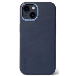 Leather Back Cover navy für Apple iPhone 14 Plus (D23IPO14MBC1NY)