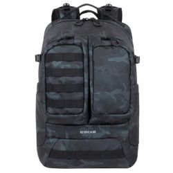 Riva NB Rucksack Sherwood  17,3+10,5 32L  grau camo 7 (7661 NAVY CAMO)