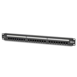 EATON TRIPPLITE Cat6 24-Port Patch Panel PoE+ Compliant 110 (N252-P24)