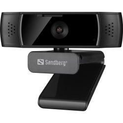 USB Webcam Autofocus DualMic schwarz (134-38)