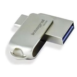 360-C Dual 64GB USB-Stick silber (23-64-56)