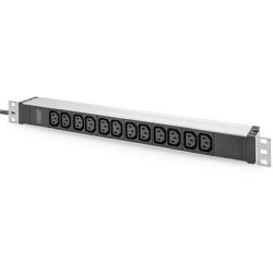 DIGITUS 1U Aluminum PDU rackmountable 12xC13 16A 230VAC 50/ (DN-95426)