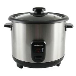 Emerio RCE-110118 Reiskocher edelstahl/schwarz (RCE-110118.5)