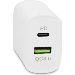 Dual Port Power Adapter 20W weiß (23011)