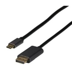 TECHLY USB 3.2 DP 1.2 Adapterkabel USB Typ-C Stecker  (EBUSBC-DP12K.2)