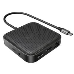 HyperDrive USB4 Mobiles Dock schwarz (HD583-GL)