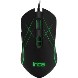 Inca IMG-GT12 Silent Gaming Maus schwarz (IMG-GT12)