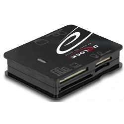 Delock USB 2.0 Card Reader für CF / SD / (91007)