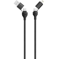 Multi 4in1 USB Kabel 1.2m schwarz (797369)
