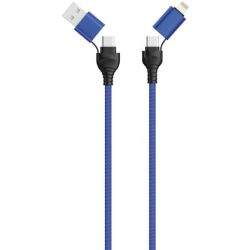 Multi 4in1 USB Kabel 1.2m blau (797368)