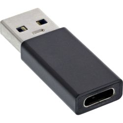 Adapter USB-A 3.1 Stecker zu USB-C 3.1 Buchse schwarz (35810)