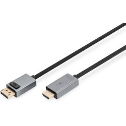 DIGITUS DisplayPort Adapterkabel, DP - HDMI Typ A 1, (DB-340202-018-S)