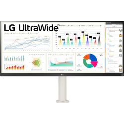 UltraWide 34WQ68X-W Monitor weiß mit Tischhalterung (34WQ68X-W)
