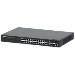 INTELLINET 24-Port Gigabit Ethernet PoE+ Web-Managed Switch m (561426)