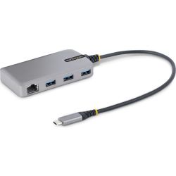 3 Port USB-C Hub mit Ethernet grau (5G3AGBB-USB-C-HUB)