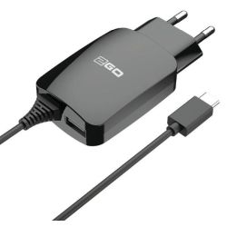 2GO USB-Netz-Ladegerät 110V-240V - schwarz (797167)