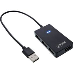 4-port USB 2.0 Hub schwarz (33293I)
