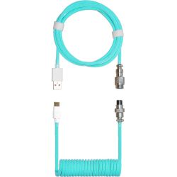 Coiled Cable USB-C zu USB-A 1.5m pastel cyan (KB-CCZ1)