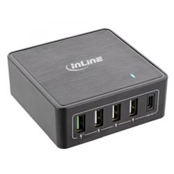 Power Delivery und Quick Charge 3.0 USB Netzteil schwarz (31515I)