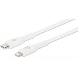 Kabel USB-C Stecker zu Lightning Stecker 1m weiß (394512)