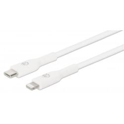 Kabel USB-C Stecker zu Lightning Stecker 2m weiß (394529)