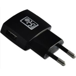 2GO Netz-Ladegerät 100V-240V - schwarz für Universal USB (795981)