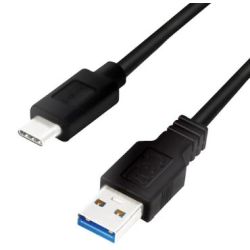 Kabel LogiLink USB 3.2 Kabel A-Stecker-C-Stecker schwarz 2 m (CU0170)