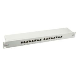 Equip Patchpanel 16x RJ45 Cat5e 19 1HE grau (327316)