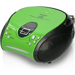 - (A001481) grün/schwarz Lenco SCD-24 CD-Player