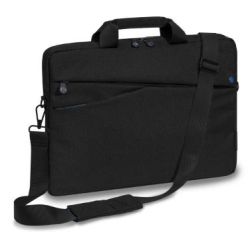 PEDEA Notebooktasche Fashion bis 17,3 (43,9cm) schwarz/blau (66063048)