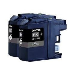 LC123BK Tintenpatrone schwarz Doppelpack (LC123BKBP2DR)