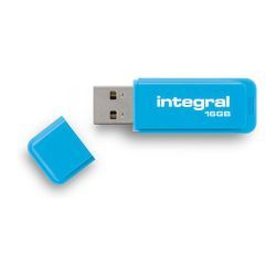 Neon 16GB USB-Stick blau (72-54-35 INFD16GBNEONB)