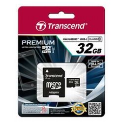 microSDHC Premium 32GB Speicherkarte UHS-I (TS32GUSDU1)