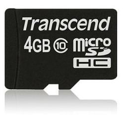 microSDHC Premium 4GB Speicherkarte (TS4GUSDC10)